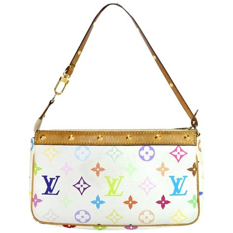 lv white multicolor bag|Lv multi pochette price.